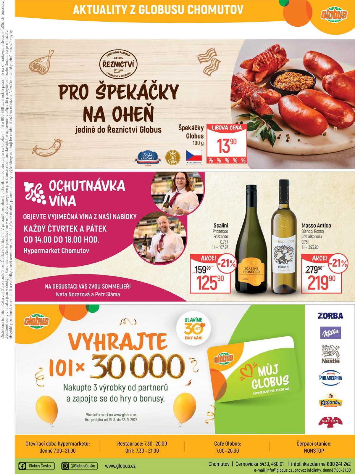 Akční leták Globus 26.8. - 1.9.2026 - Globus Chomutov strana 43