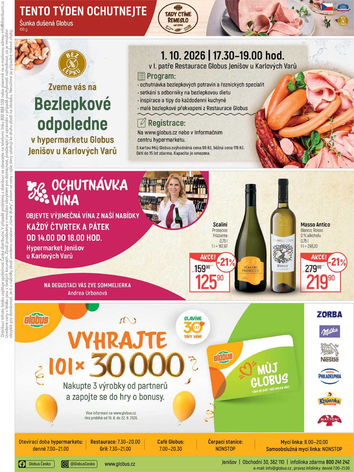 Akční leták Globus 26.8. - 1.9.2026 - Globus Jenišov u Karlových Varů strana 43