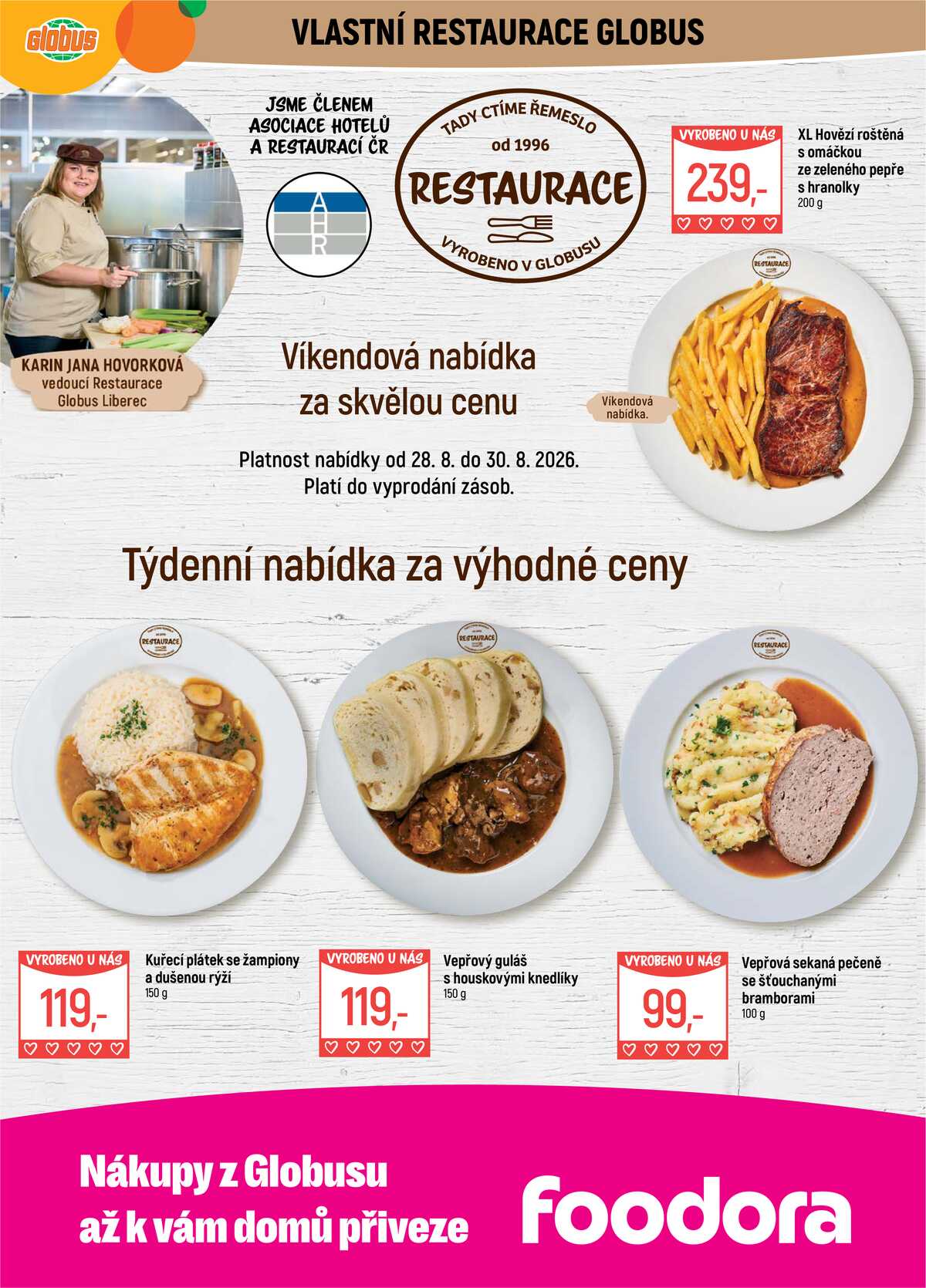Akční leták Globus 26.8. - 1.9.2026 - Globus Liberec strana 7