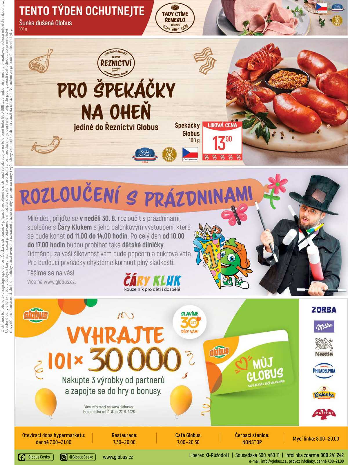 Akční leták Globus 26.8. - 1.9.2026 - Globus Liberec strana 43