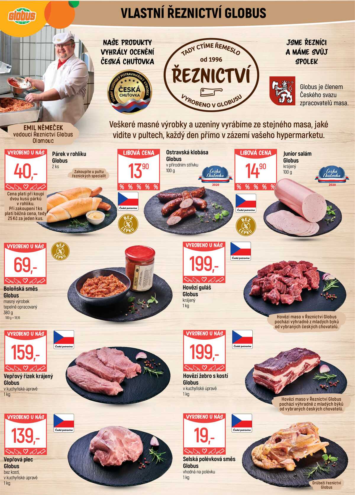 Akční leták Globus 26.8. - 1.9.2026 - Globus Olomouc strana 5