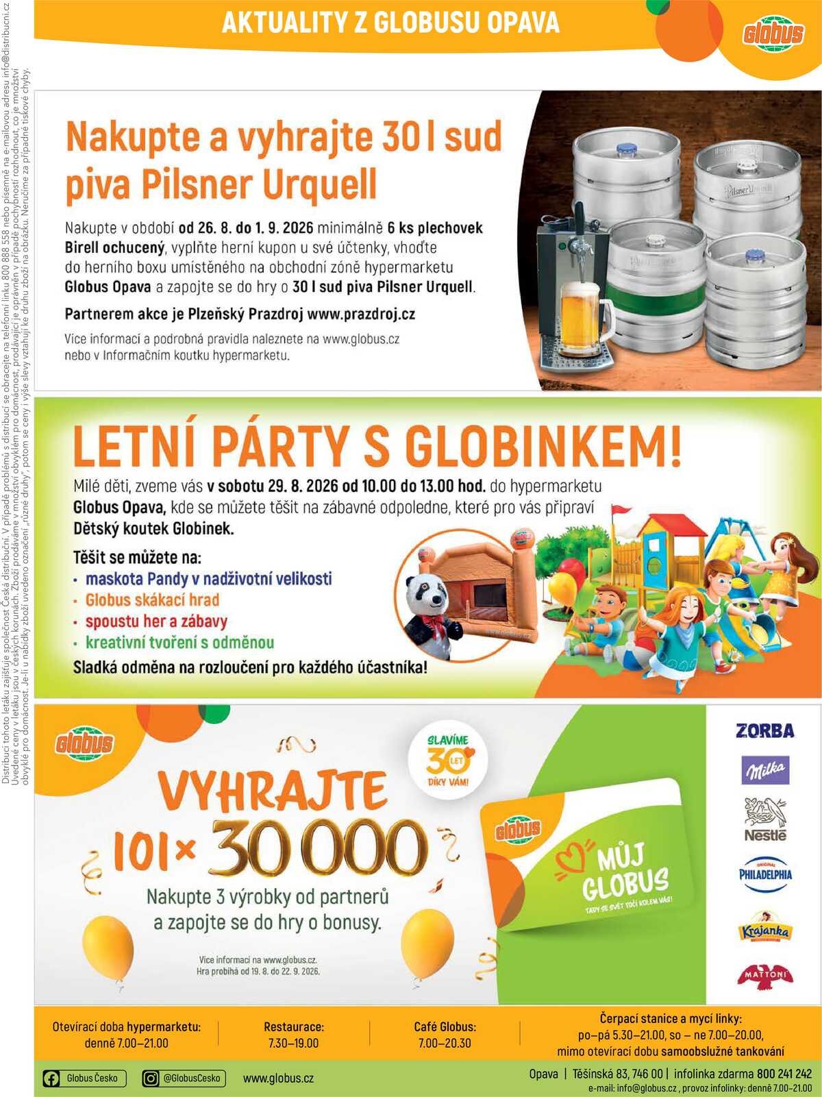 Akční leták Globus 26.8. - 1.9.2026 - Globus Opava strana 43