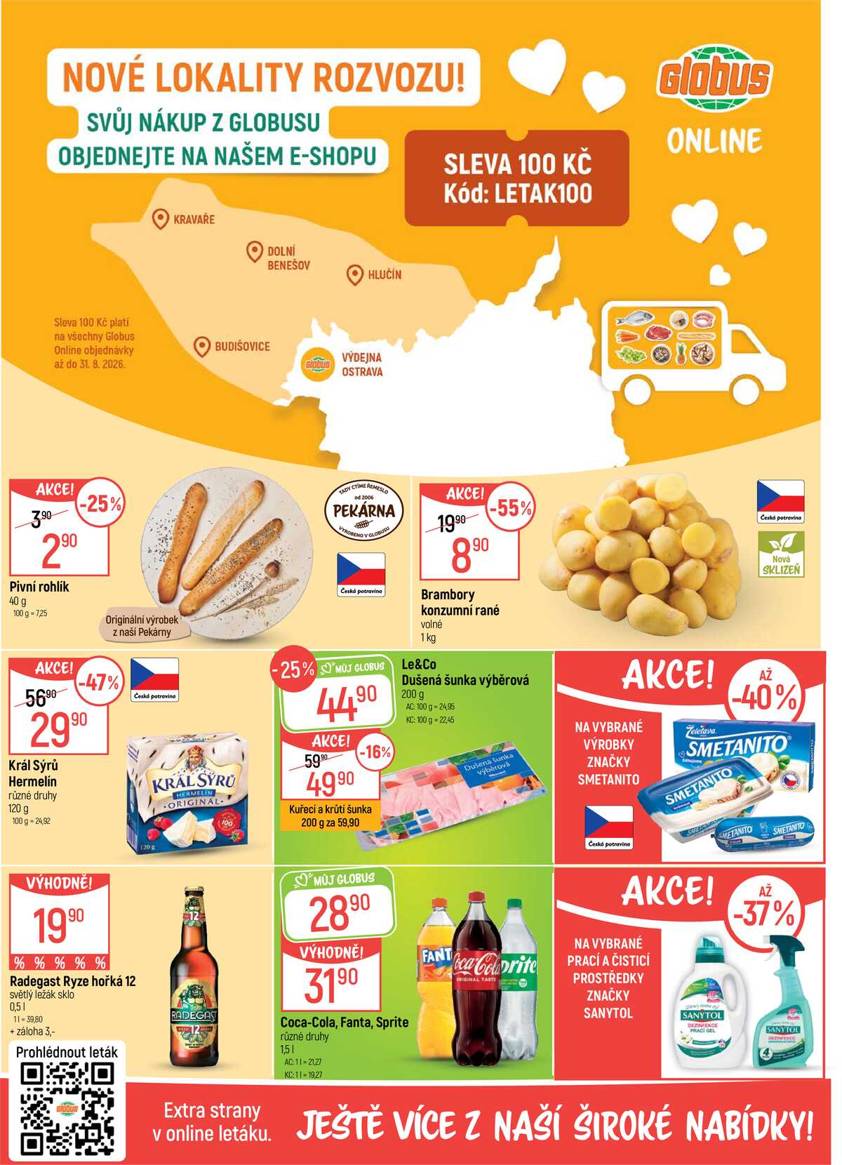Akční leták Globus 26.8. - 1.9.2026 - Globus Ostrava strana 2