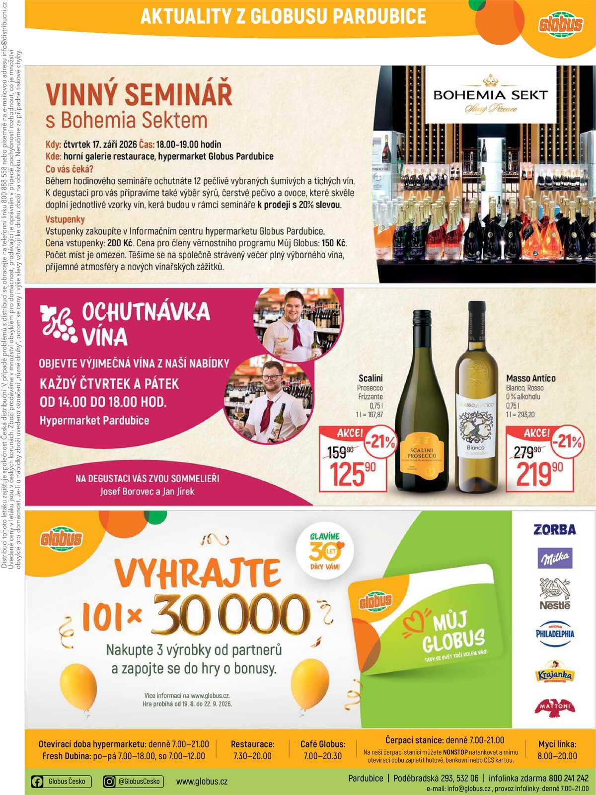Akční leták Globus 26.8. - 1.9.2026 - Globus Pardubice strana 43