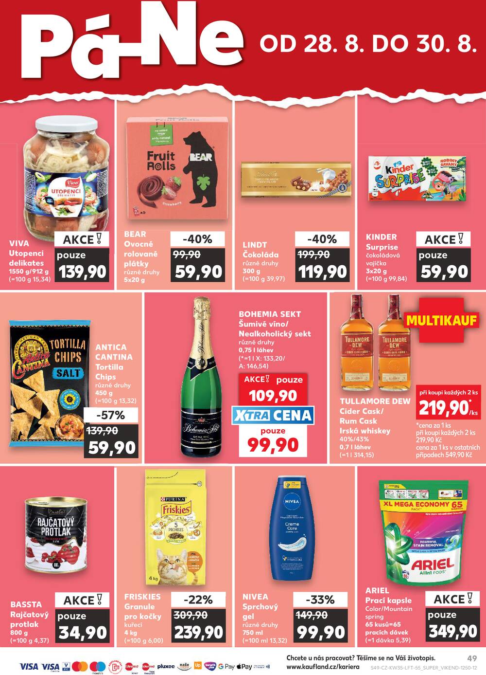 Leták Kaufland - Kaufland 26.8. - 1.9. - Kaufland - Praha 6 (Podbaba) - strana 49