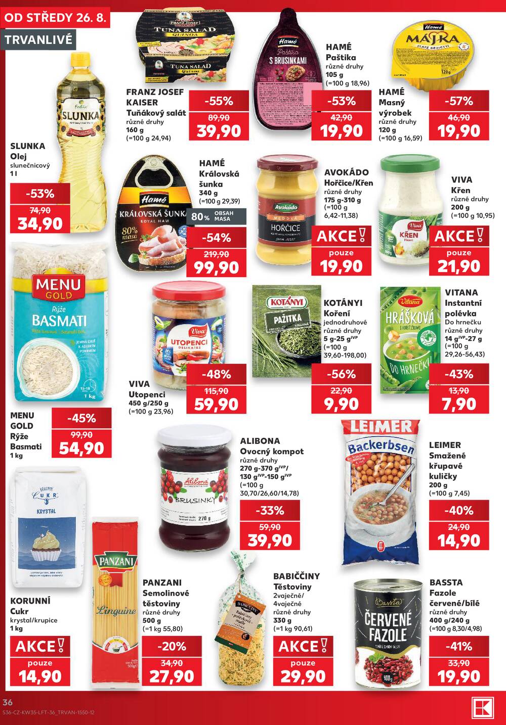 Kaufland 26.8. - 1.9. - Kaufland - Domažlice