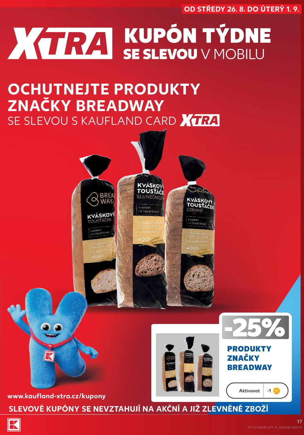 Kaufland 26.8. - 1.9. - Kaufland - Praha 8 (Libeň)