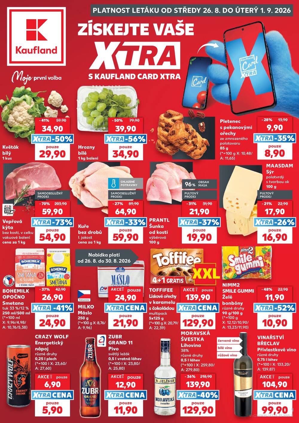 Kaufland 26.8. - 1.9. - Kaufland - Veselí nad Lužnicí - Budějovická