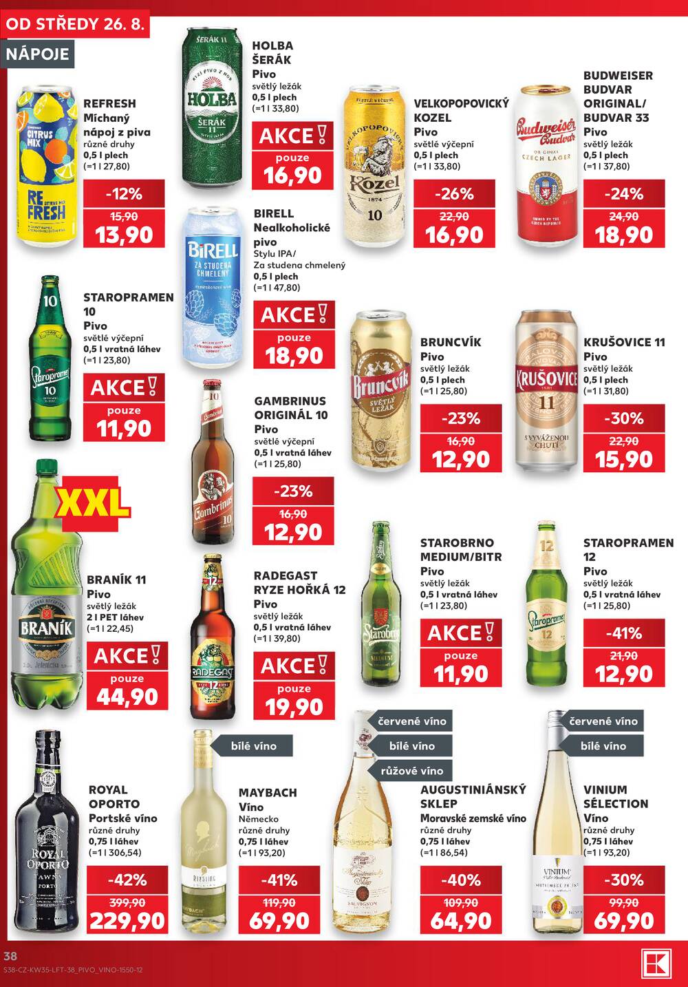Kaufland 26.8. - 1.9. - Kaufland - Veselí nad Lužnicí - Budějovická