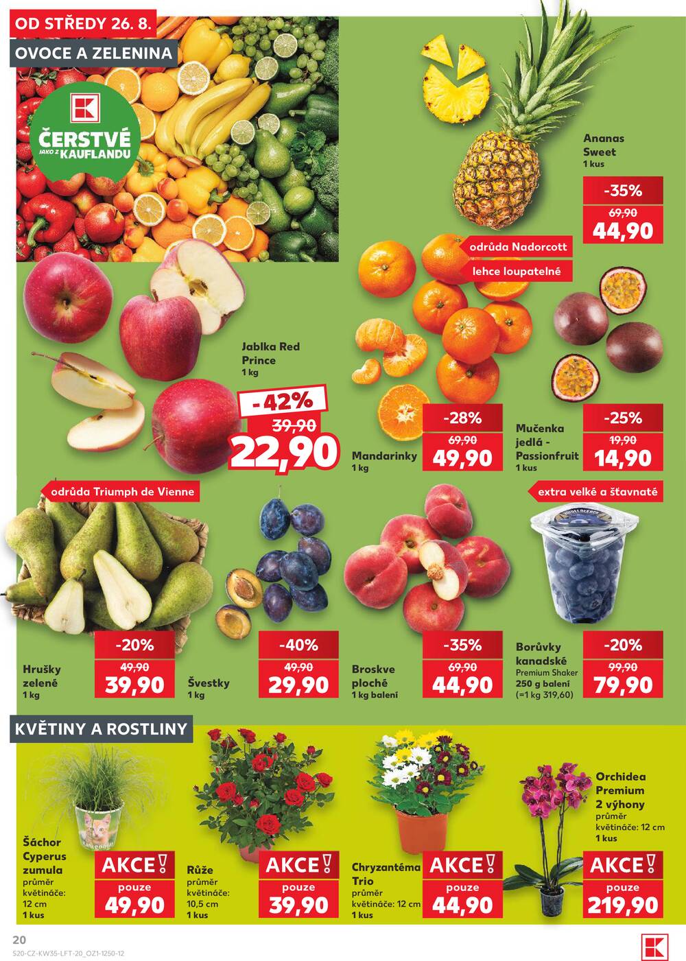 Leták Kaufland - Kaufland 26.8. - 1.9. - Kaufland - Děčín - strana 20
