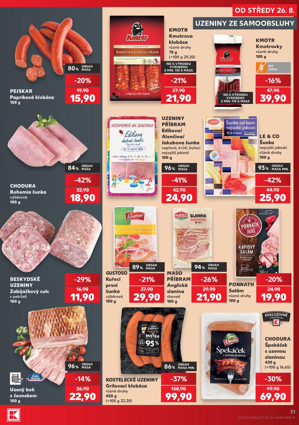 Kaufland 26.8. - 1.9. - Kaufland - Žďár nad Sázavou