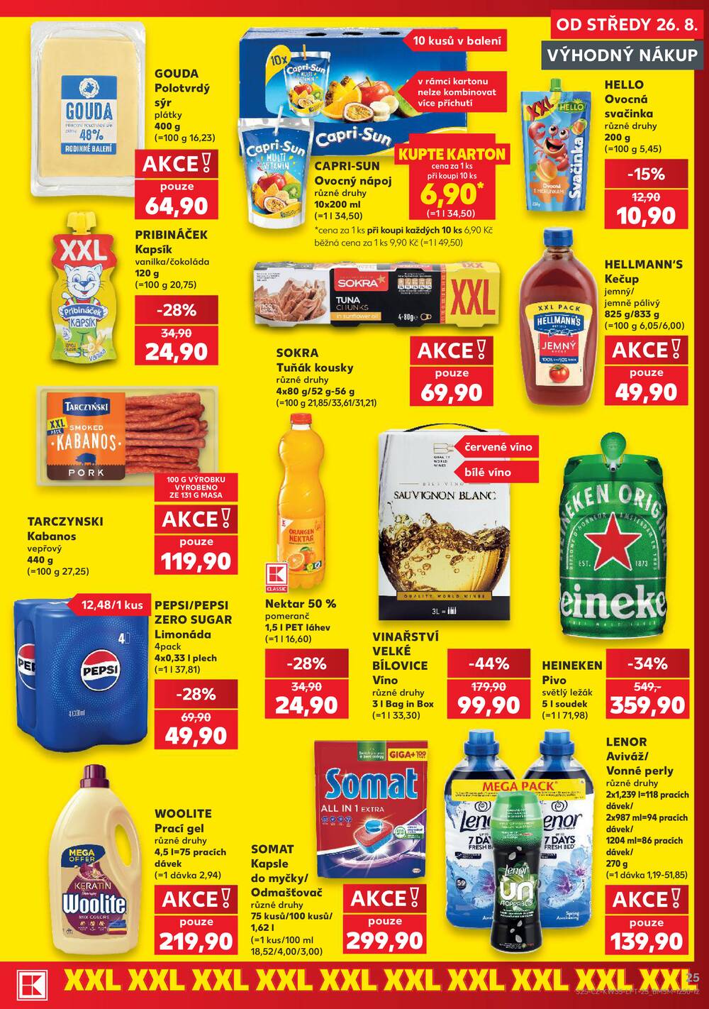 Kaufland 26.8. - 1.9. - Kaufland - Pelhřimov