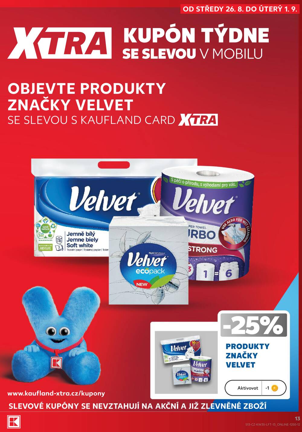 Kaufland 26.8. - 1.9. - Kaufland Humpolec