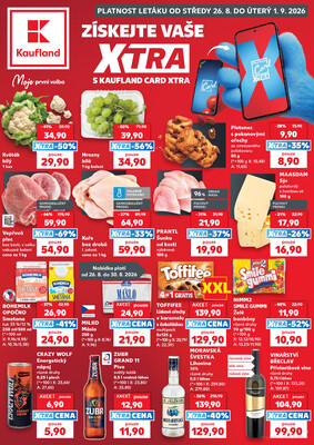 Kaufland - Kaufland 26.8. - 1.9. - Kaufland Humpolec