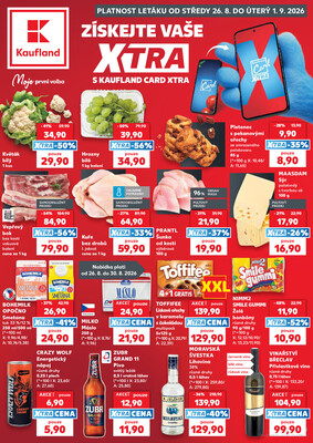 Leták Kaufland 26.8. - 1.9. - Kaufland - Brno - Slatina