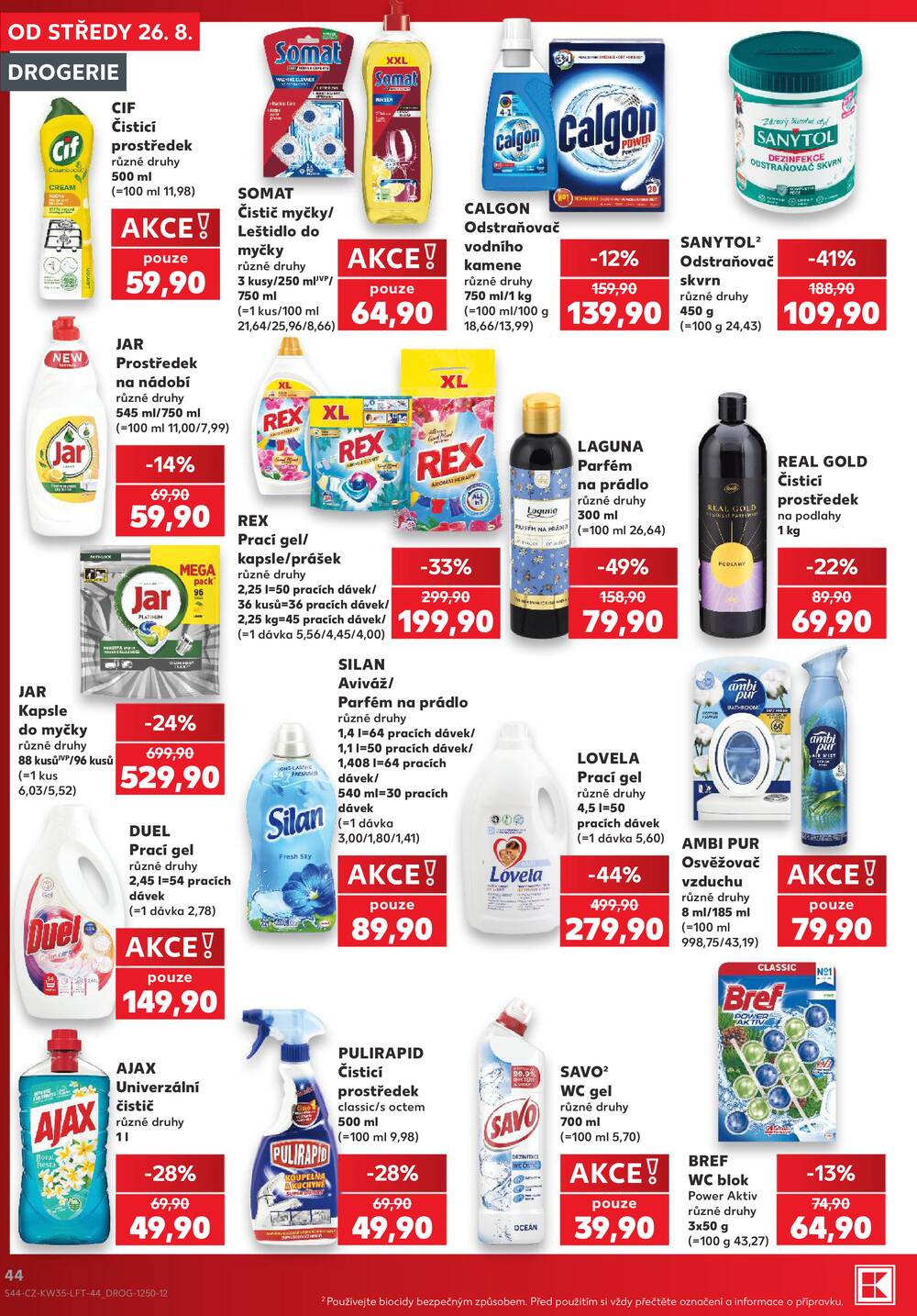 Leták Kaufland - Kaufland 26.8. - 1.9. - Kaufland - Český Těšín - strana 44 Leták Kaufland - Kaufland 26.8. - 1.9. - Kaufland - Český Těšín - strana 44