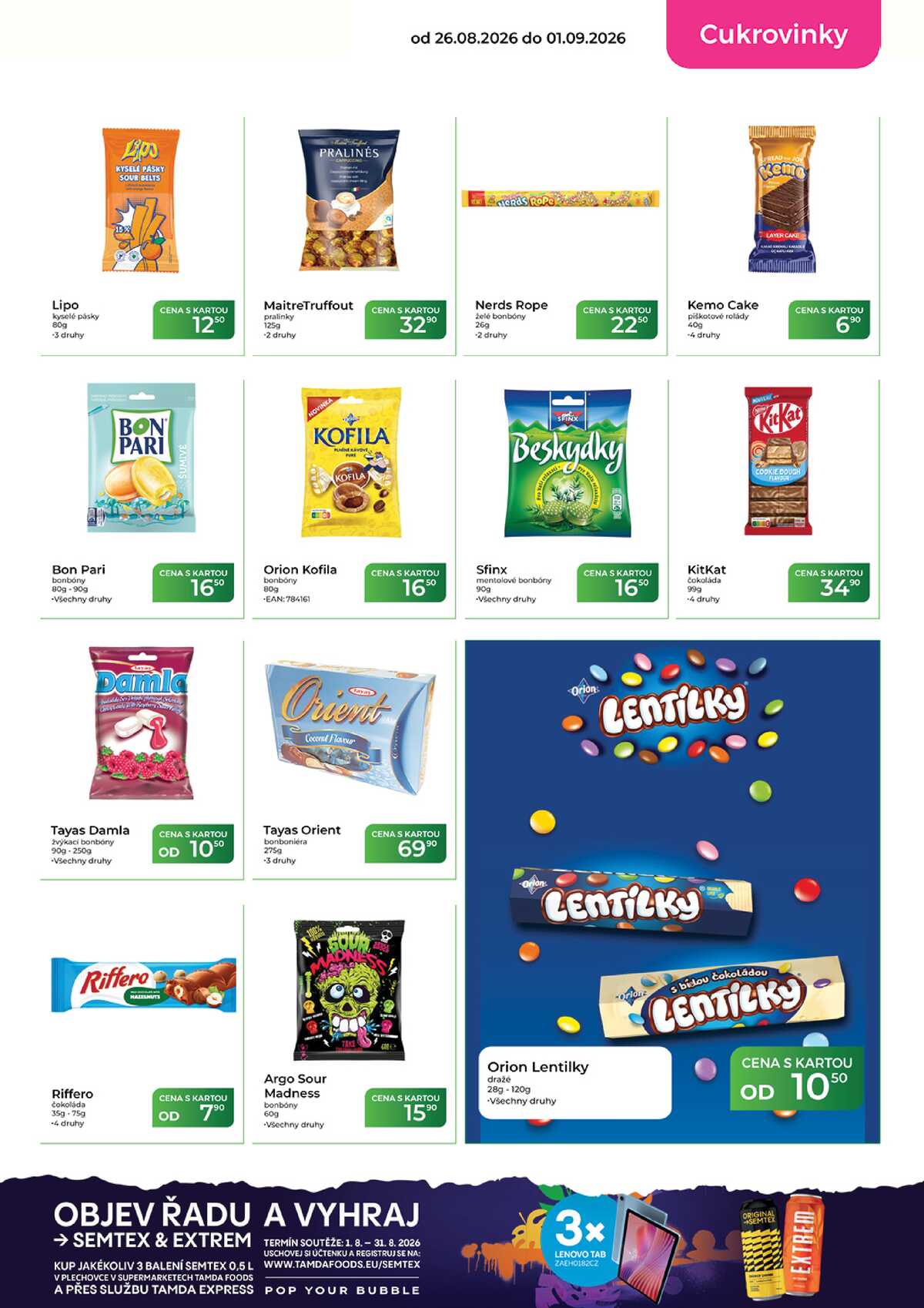 Tamda Foods od 26.8. do 1.9.2026 strana 27