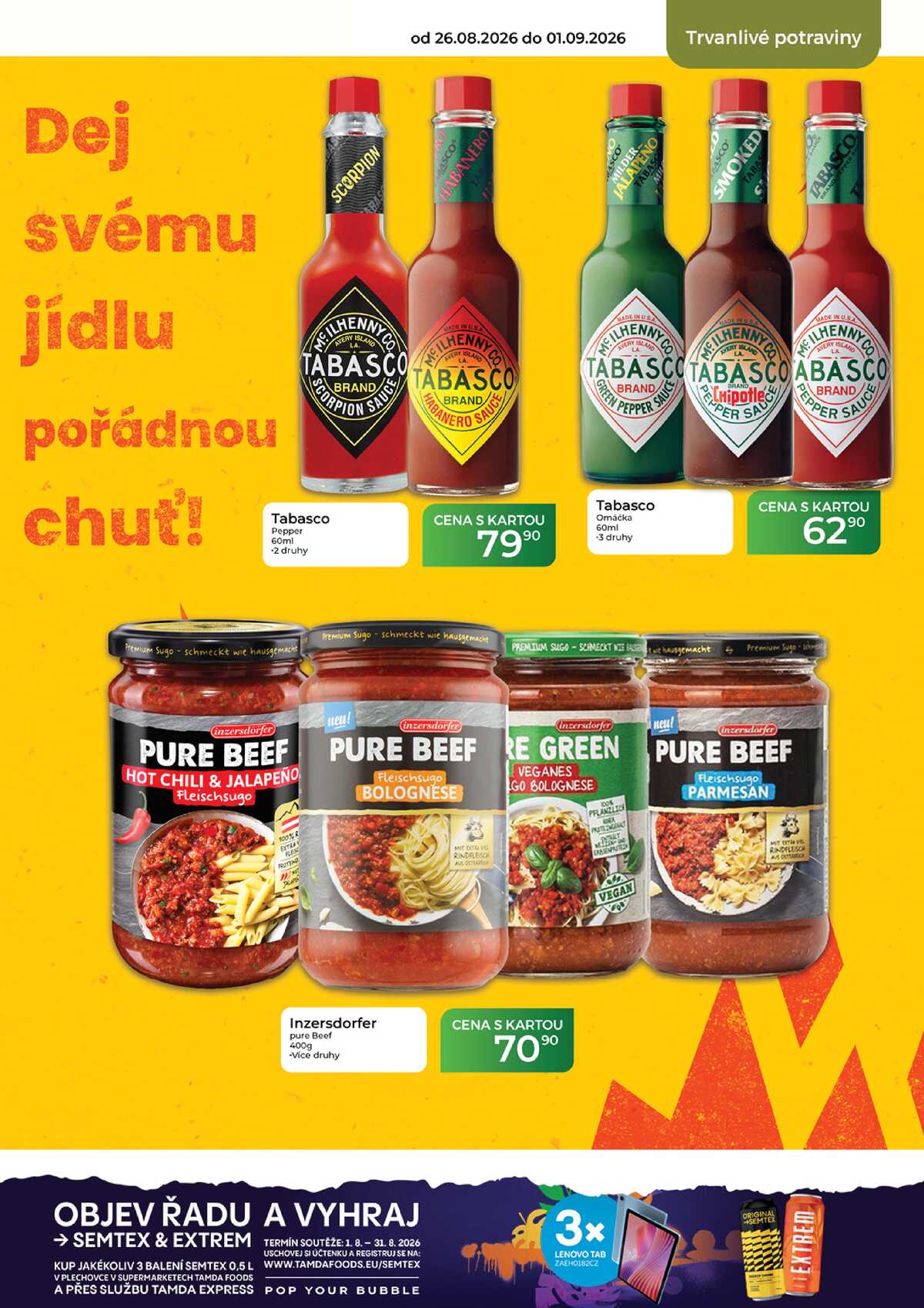 Tamda Foods od 26.8. do 1.9.2026 strana 43