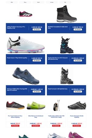 Intersport Boty - 25. 8. 2026