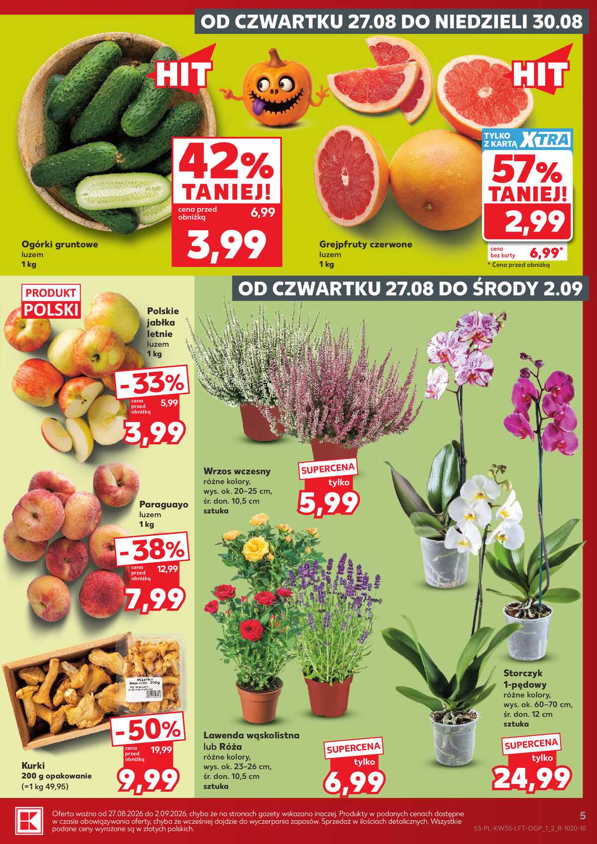 Leták Kaufland Polsko 27.8.-2.9.2026 - Týdenní zpravodaj strana 5
