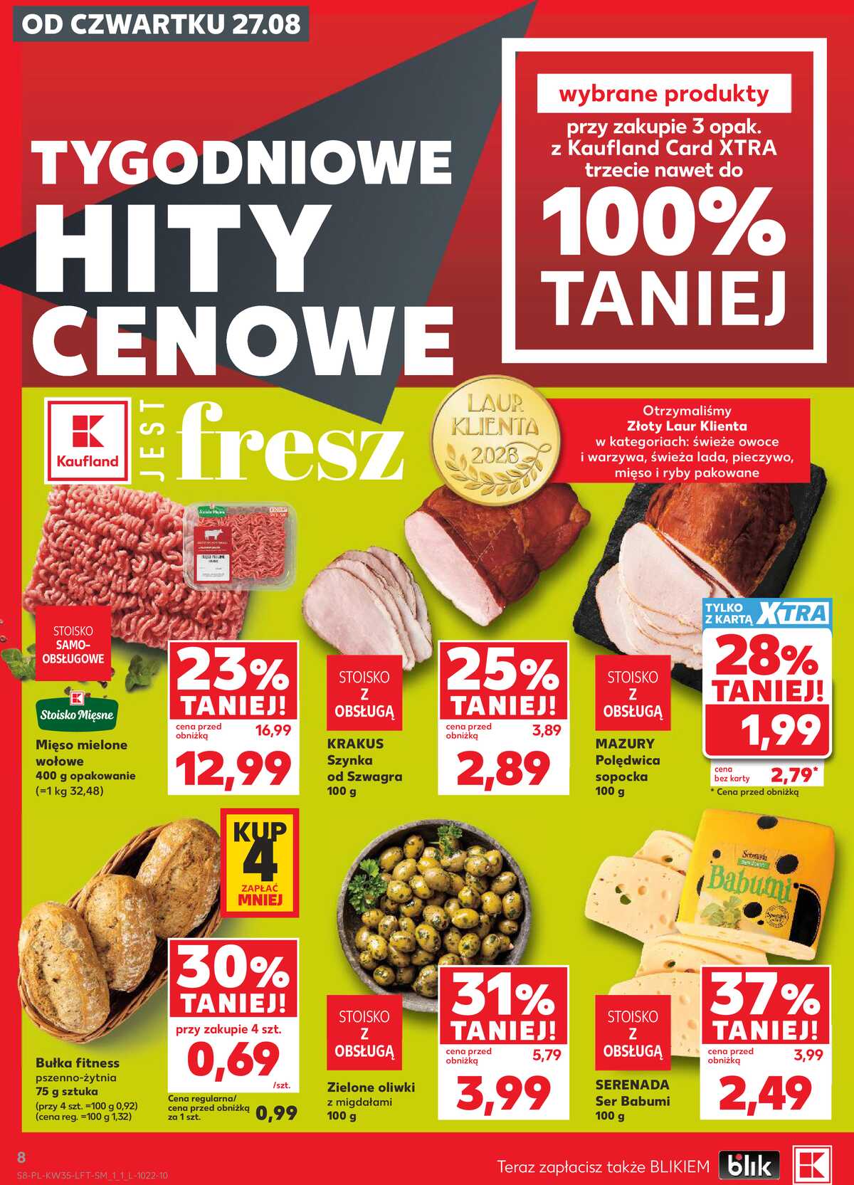 Leták Kaufland Polsko 27.8.-2.9.2026 - Týdenní zpravodaj strana 8