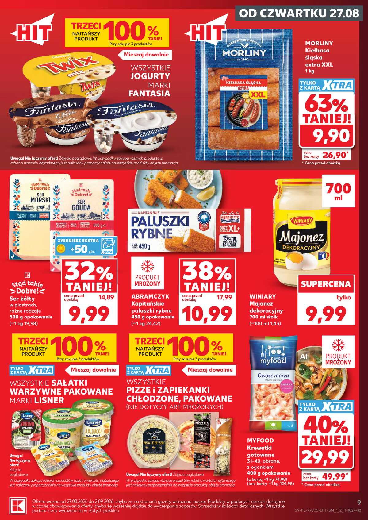 Leták Kaufland Polsko 27.8.-2.9.2026 - Týdenní zpravodaj strana 9