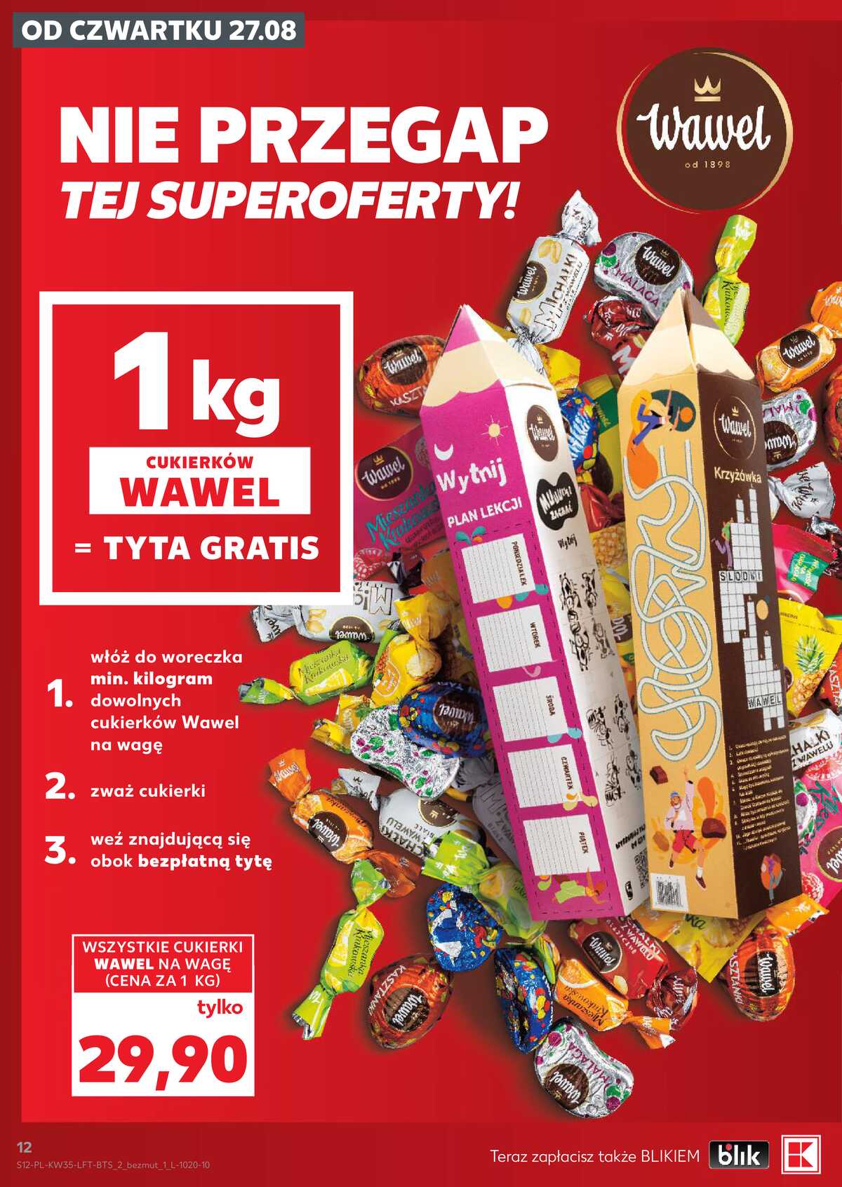 Leták Kaufland Polsko 27.8.-2.9.2026 - Týdenní zpravodaj strana 12