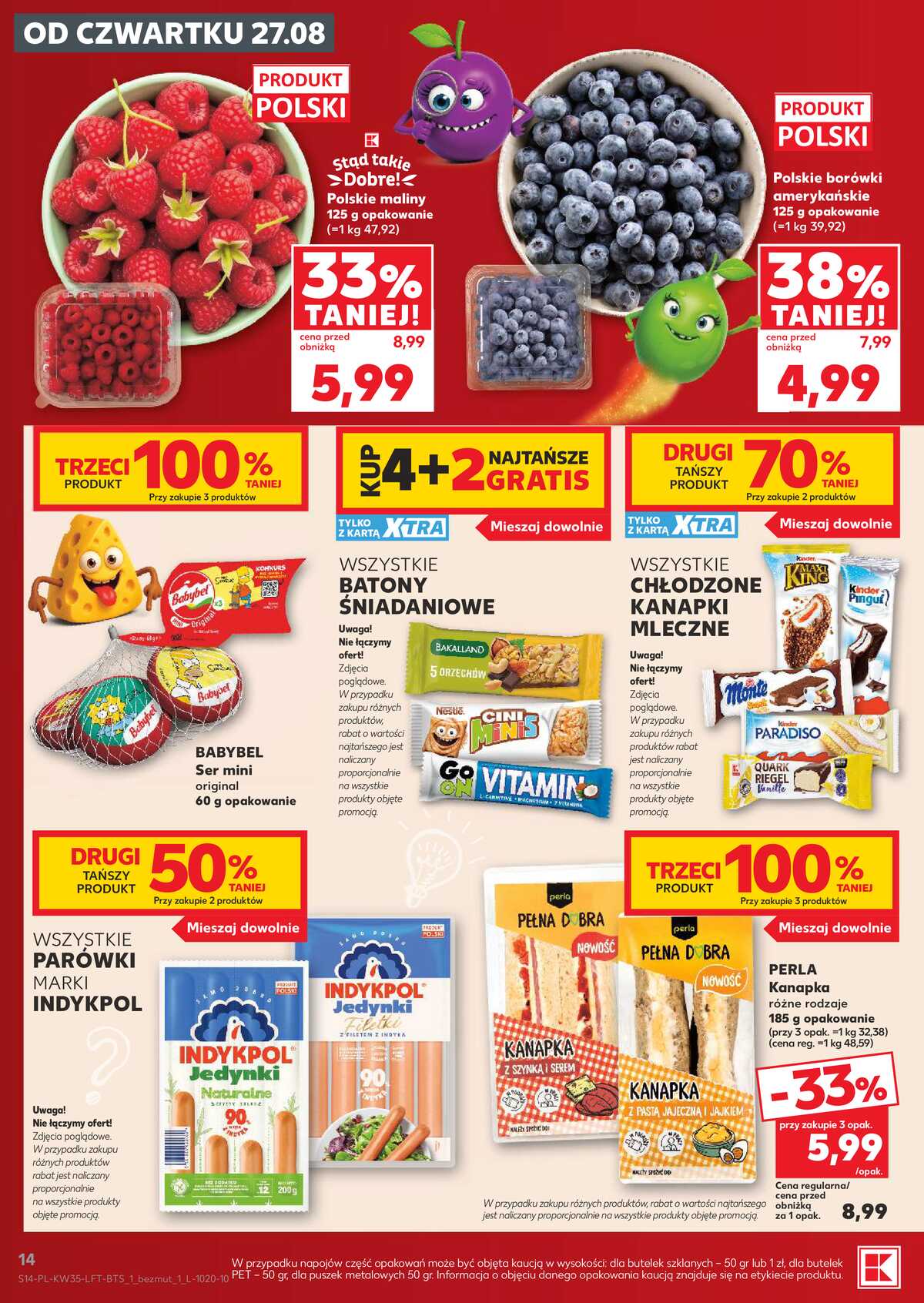 Leták Kaufland Polsko 27.8.-2.9.2026 - Týdenní zpravodaj strana 14