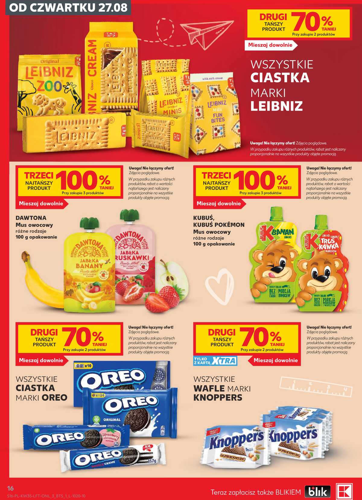 Leták Kaufland Polsko 27.8.-2.9.2026 - Týdenní zpravodaj strana 16