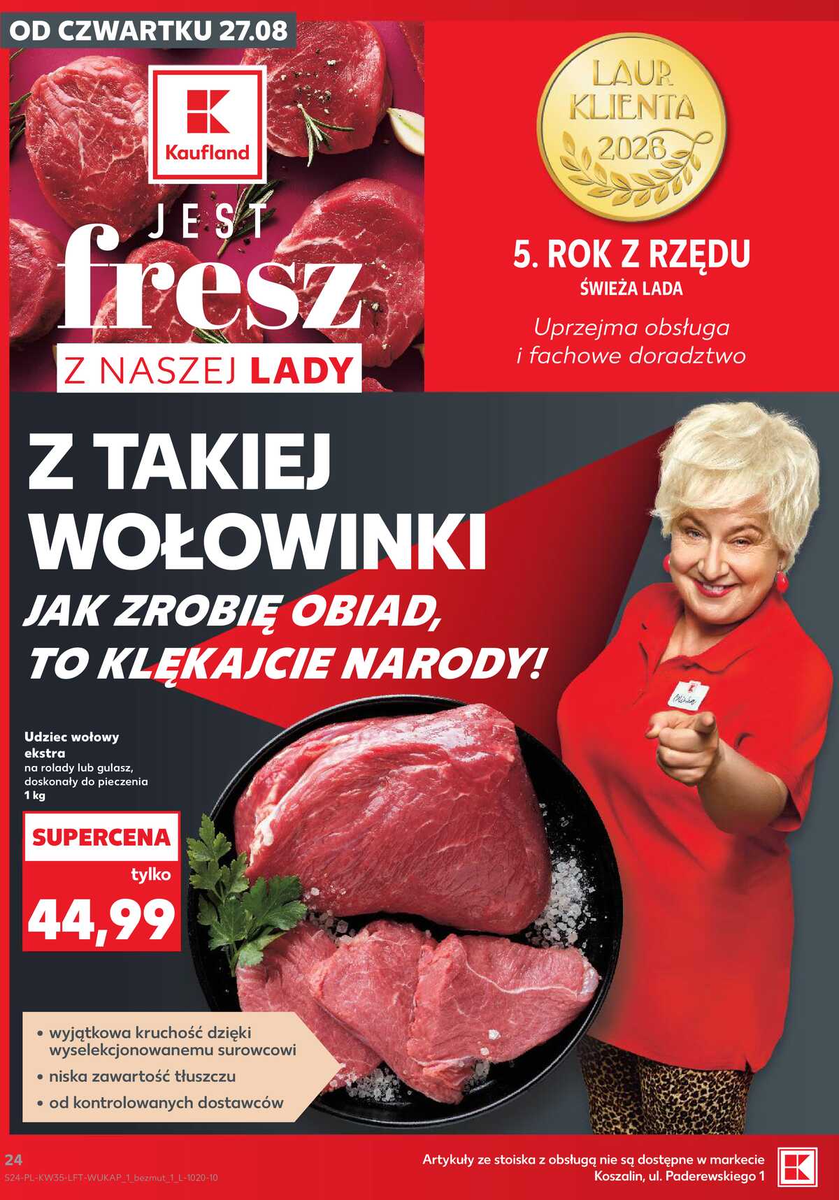 Leták Kaufland Polsko 27.8.-2.9.2026 - Týdenní zpravodaj strana 24