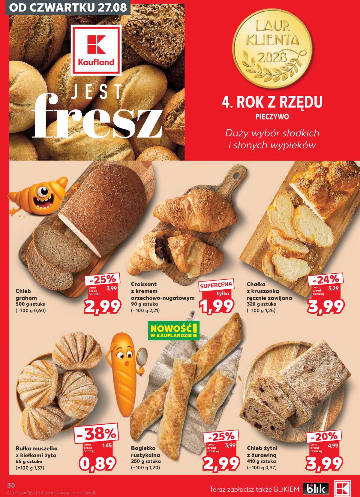 Leták Kaufland Polsko 27.8.-2.9.2026 - Týdenní zpravodaj strana 30