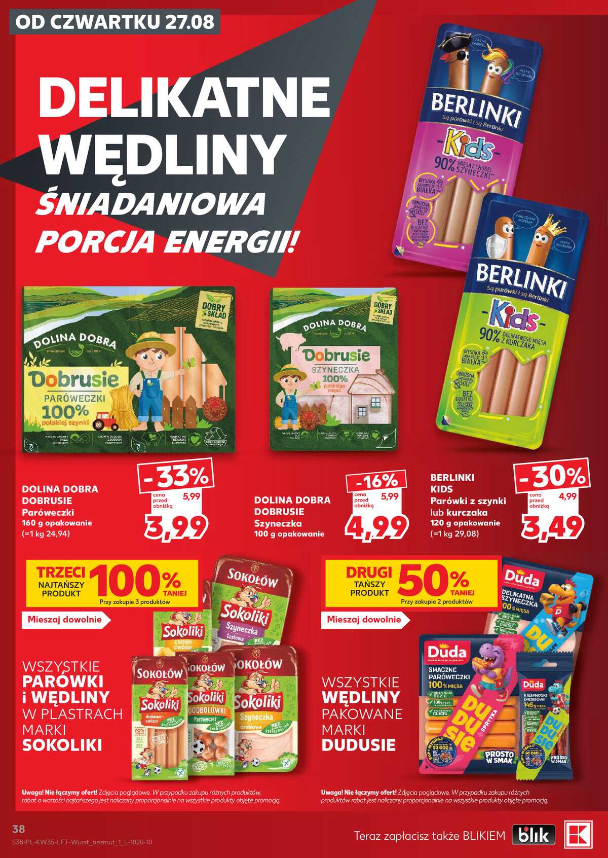 Leták Kaufland Polsko 27.8.-2.9.2026 - Týdenní zpravodaj strana 38