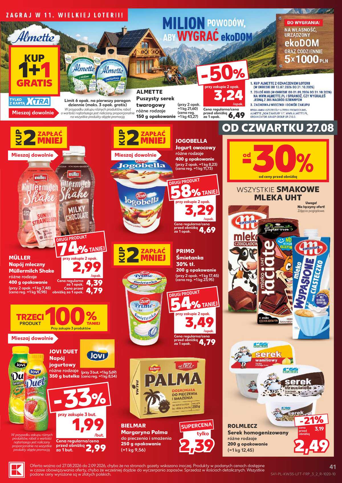 Leták Kaufland Polsko 27.8.-2.9.2026 - Týdenní zpravodaj strana 41
