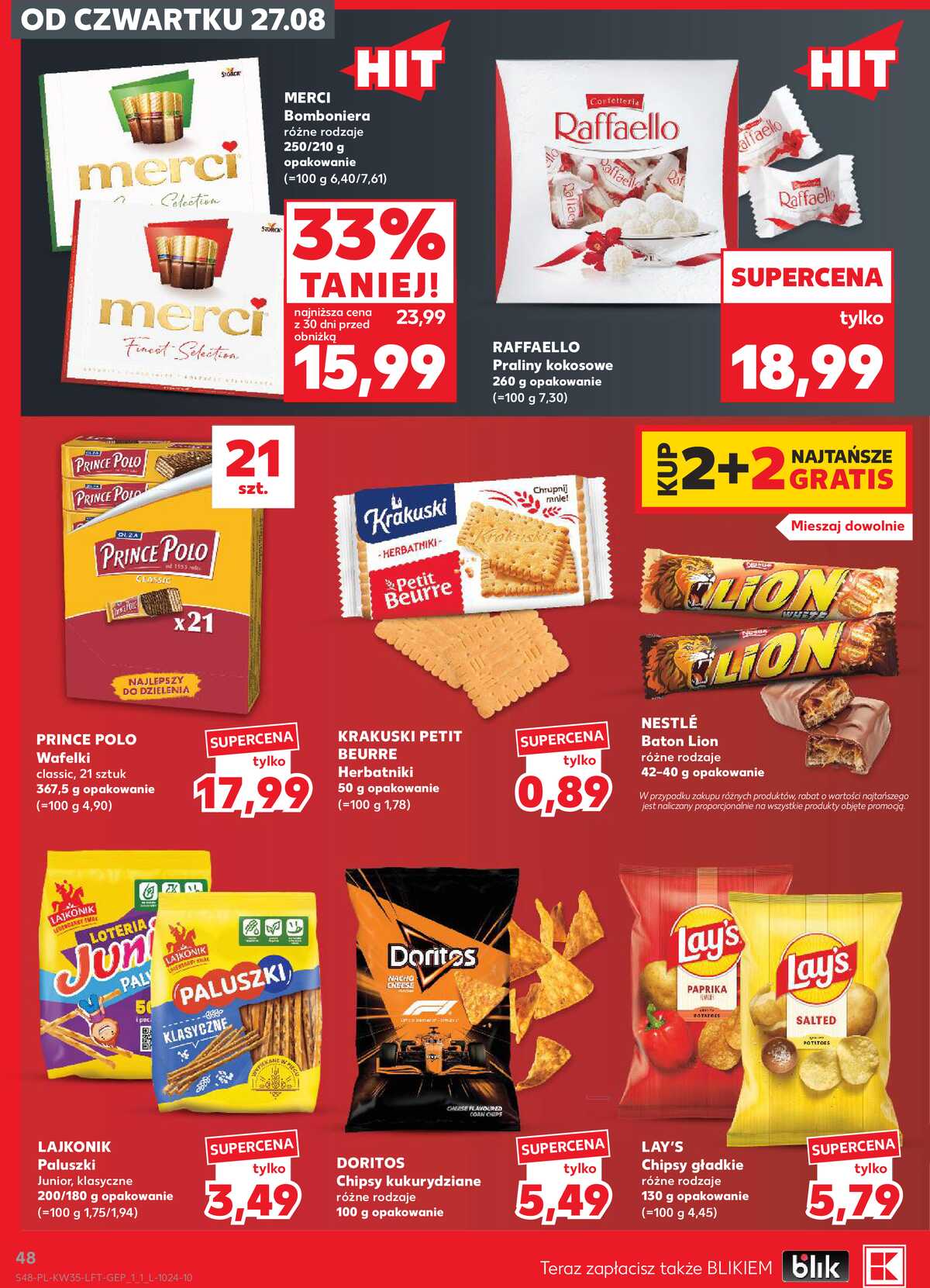 Leták Kaufland Polsko 27.8.-2.9.2026 - Týdenní zpravodaj strana 48