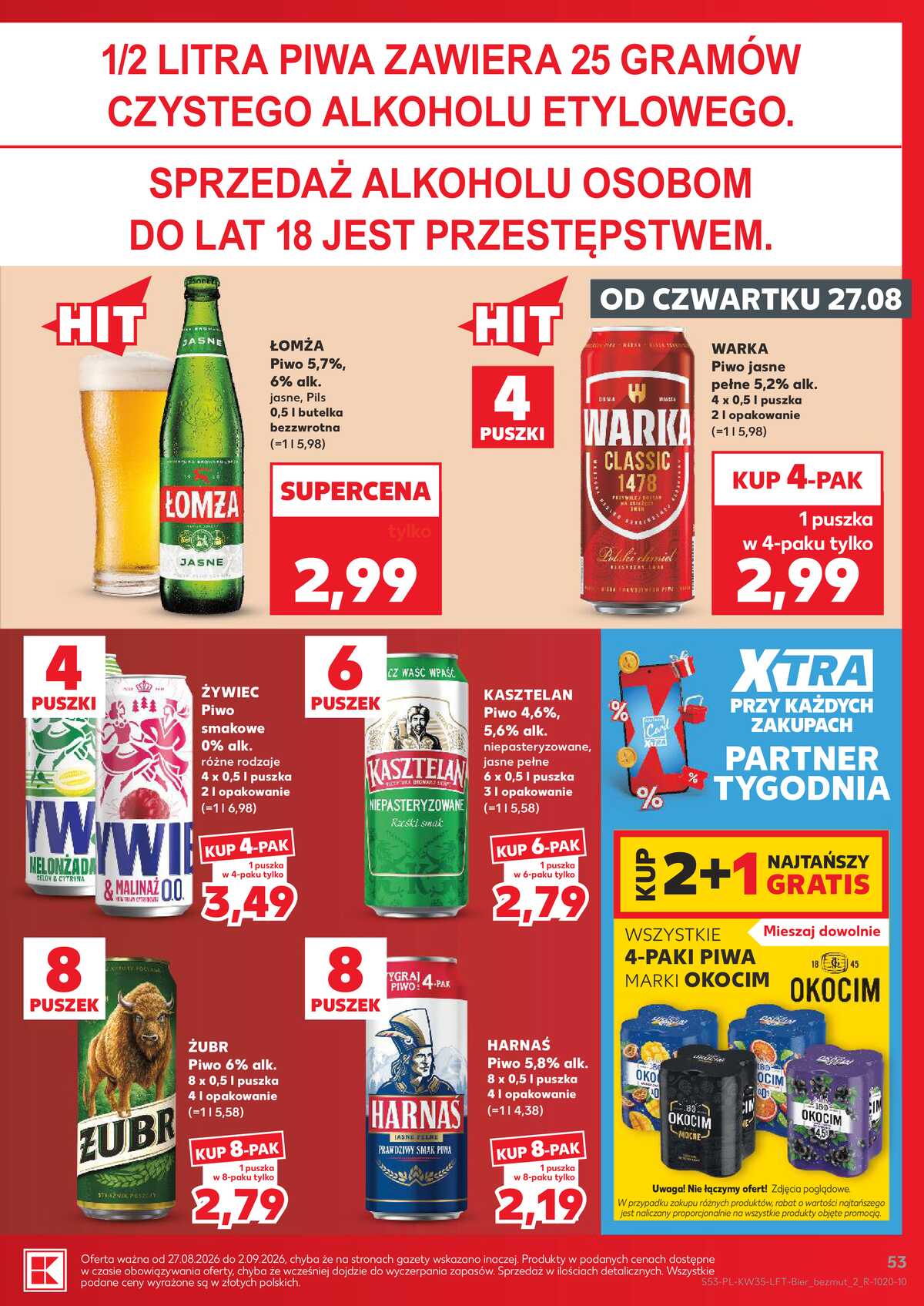 Leták Kaufland Polsko 27.8.-2.9.2026 - Týdenní zpravodaj strana 53