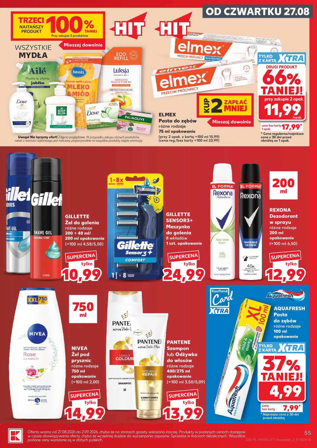 Leták Kaufland Polsko 27.8.-2.9.2026 - Týdenní zpravodaj strana 55