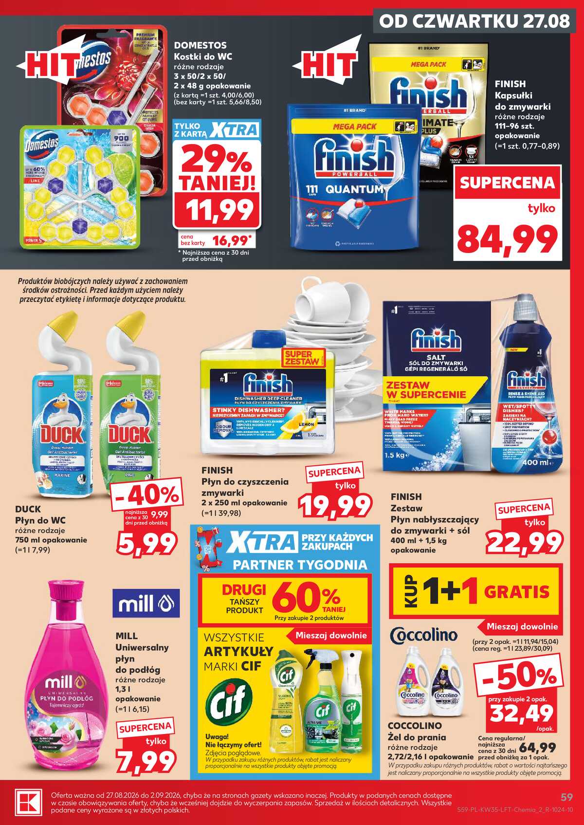 Leták Kaufland Polsko 27.8.-2.9.2026 - Týdenní zpravodaj strana 59