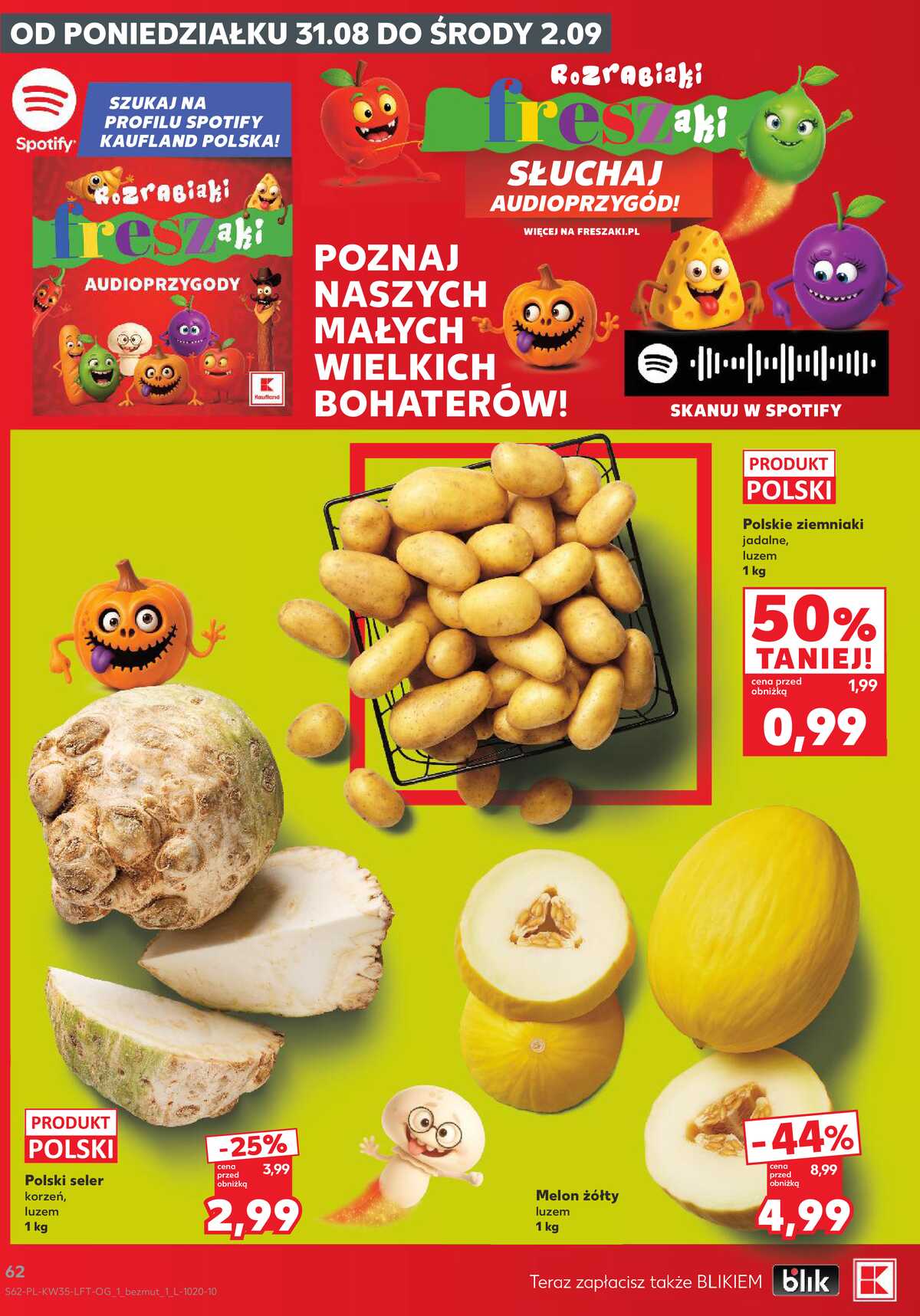 Leták Kaufland Polsko 27.8.-2.9.2026 - Týdenní zpravodaj strana 62