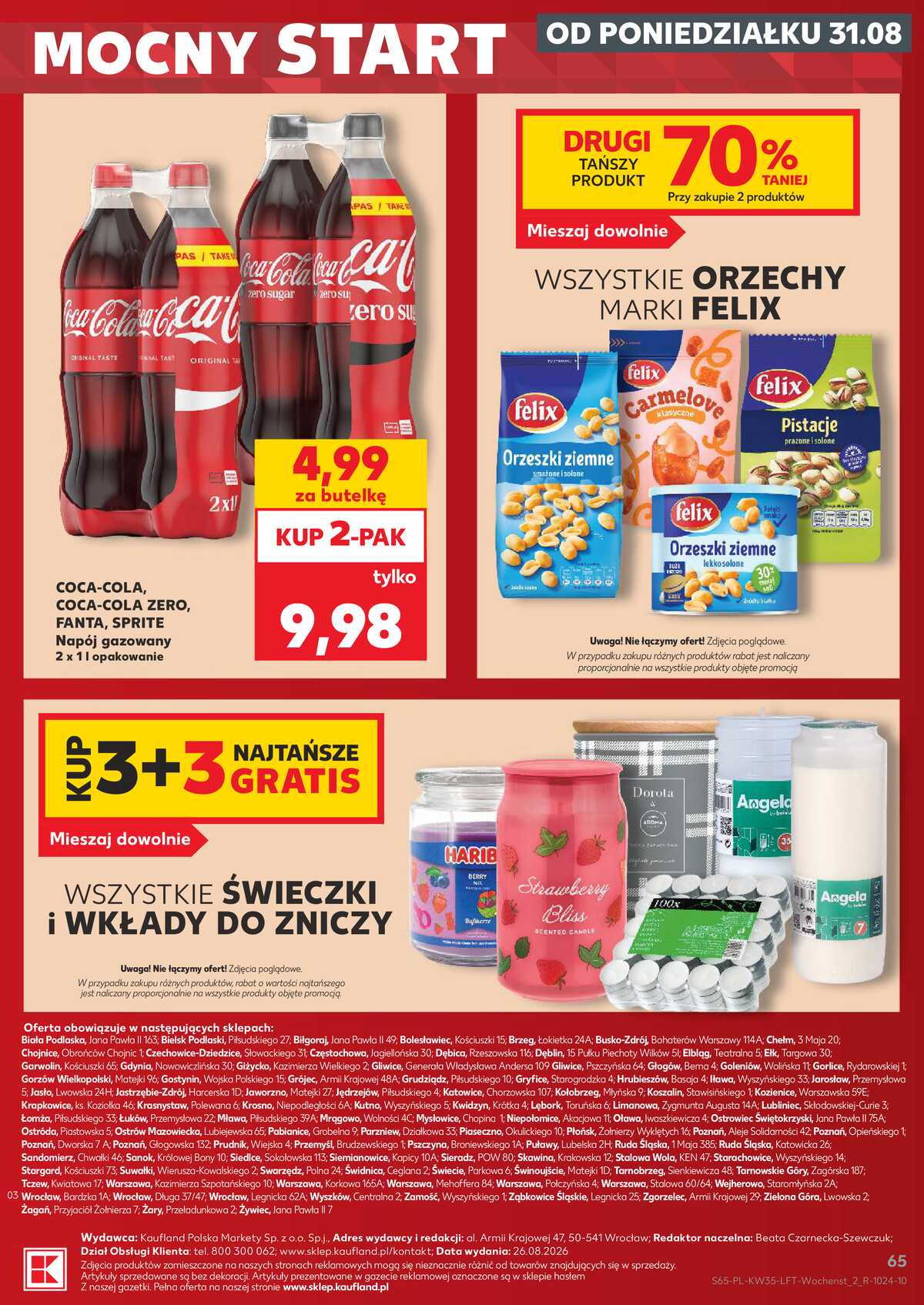 Leták Kaufland Polsko 27.8.-2.9.2026 - Týdenní zpravodaj strana 65