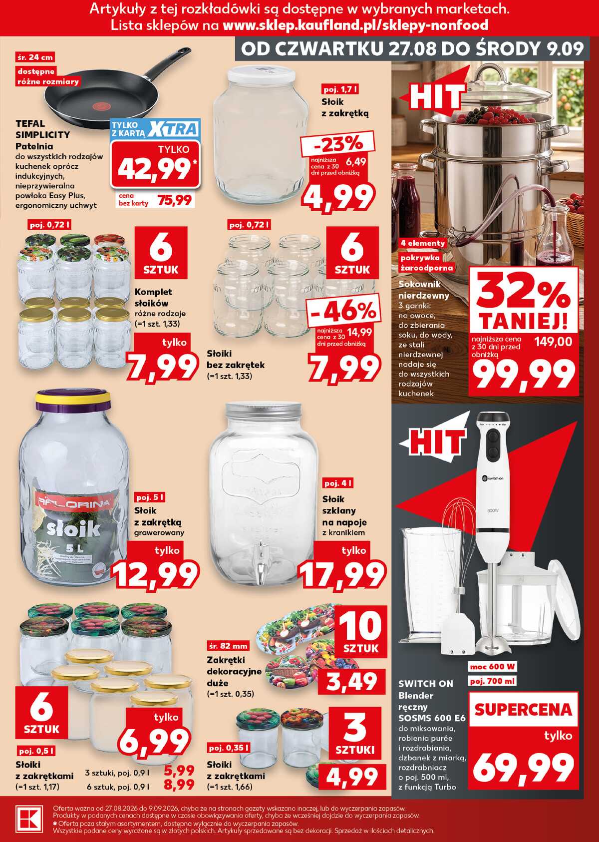 Leták Kaufland Polsko 27.8.-9.9.2026 strana 9