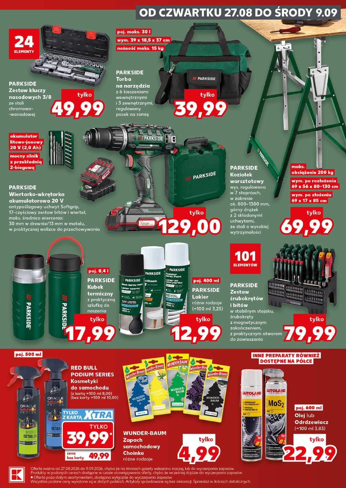 Leták Kaufland Polsko 27.8.-9.9.2026 strana 15