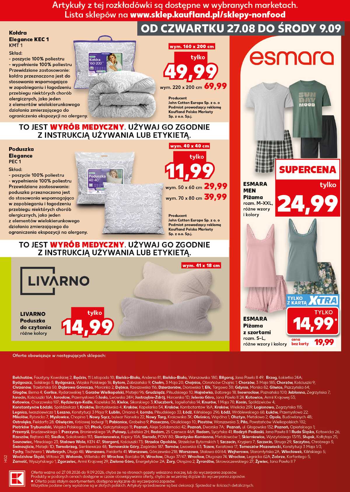 Leták Kaufland Polsko 27.8.-9.9.2026 strana 17