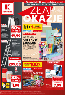 Leták Kaufland Polsko 27.8.-9.9.2026