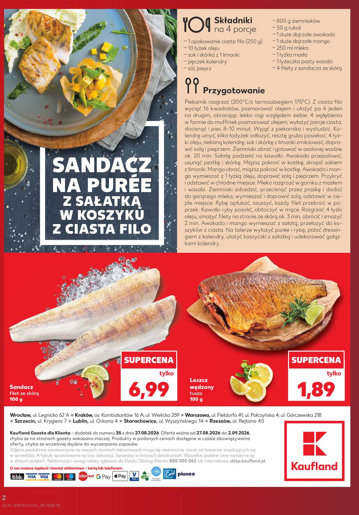 Leták Kaufland Polsko 27.8.-2.9.2026 - Ryby z našeho pultu strana 2
