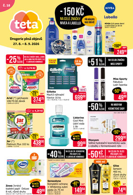 Teta drogerie  od 27.8. do 8.9.2026