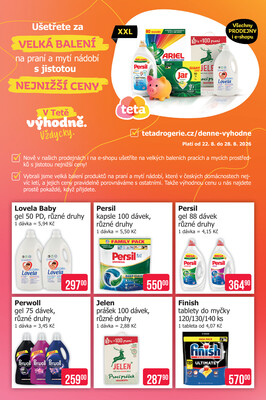 Teta drogerie Vždy výhodně od 22.8. do 28.8.2026
