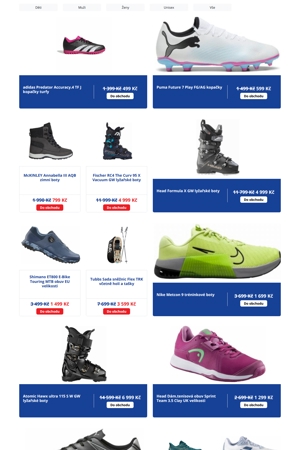 Intersport Boty - 26. 8. 2026