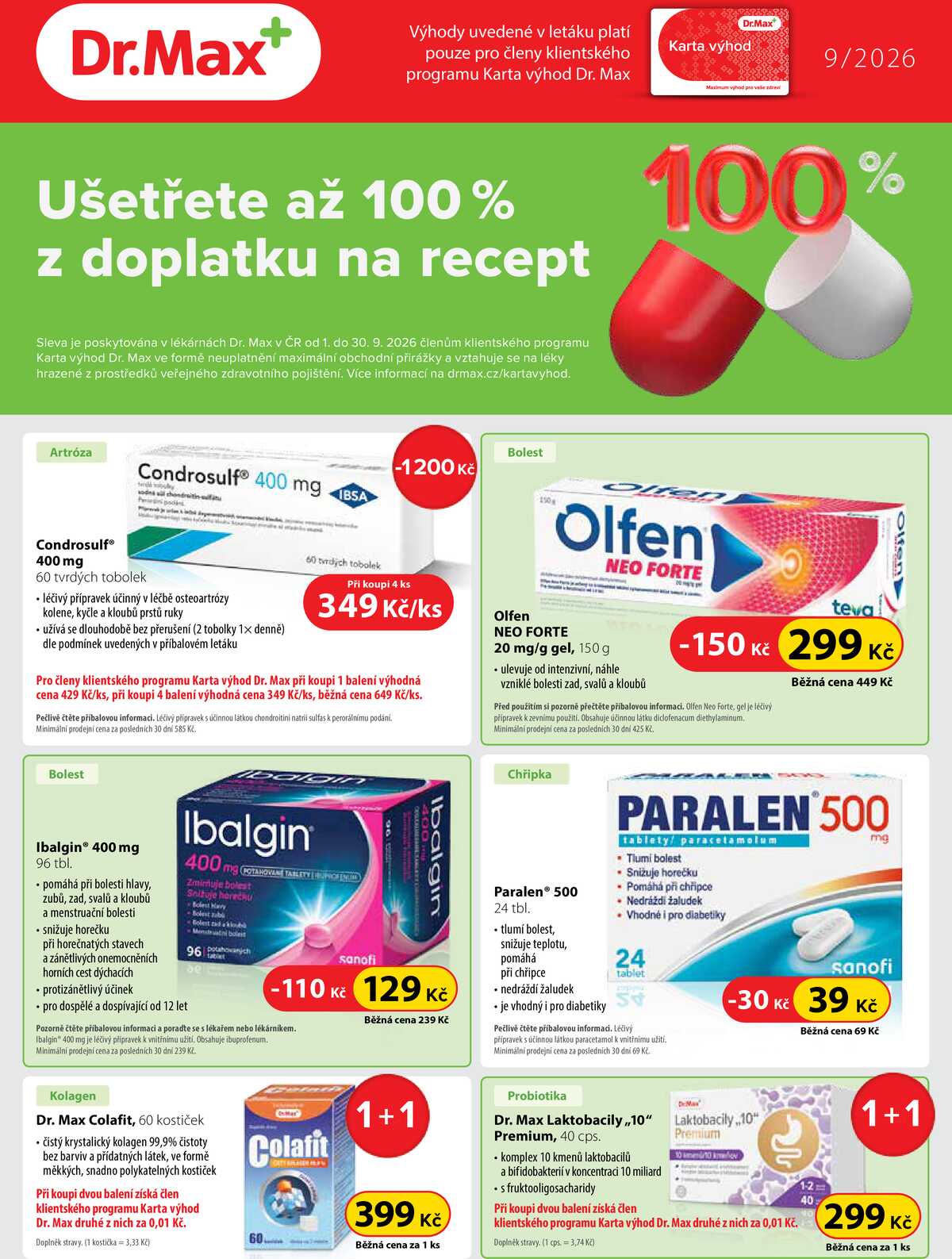 Dr.Max od 1.9. do 30.9.2026 strana 1
