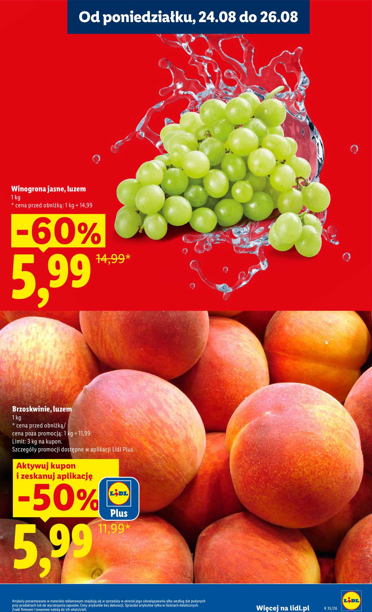 Leták Lidl Polsko 24.8.-26.8.2026 - Leták platný od 24. 8. do 26. 8. strana 17