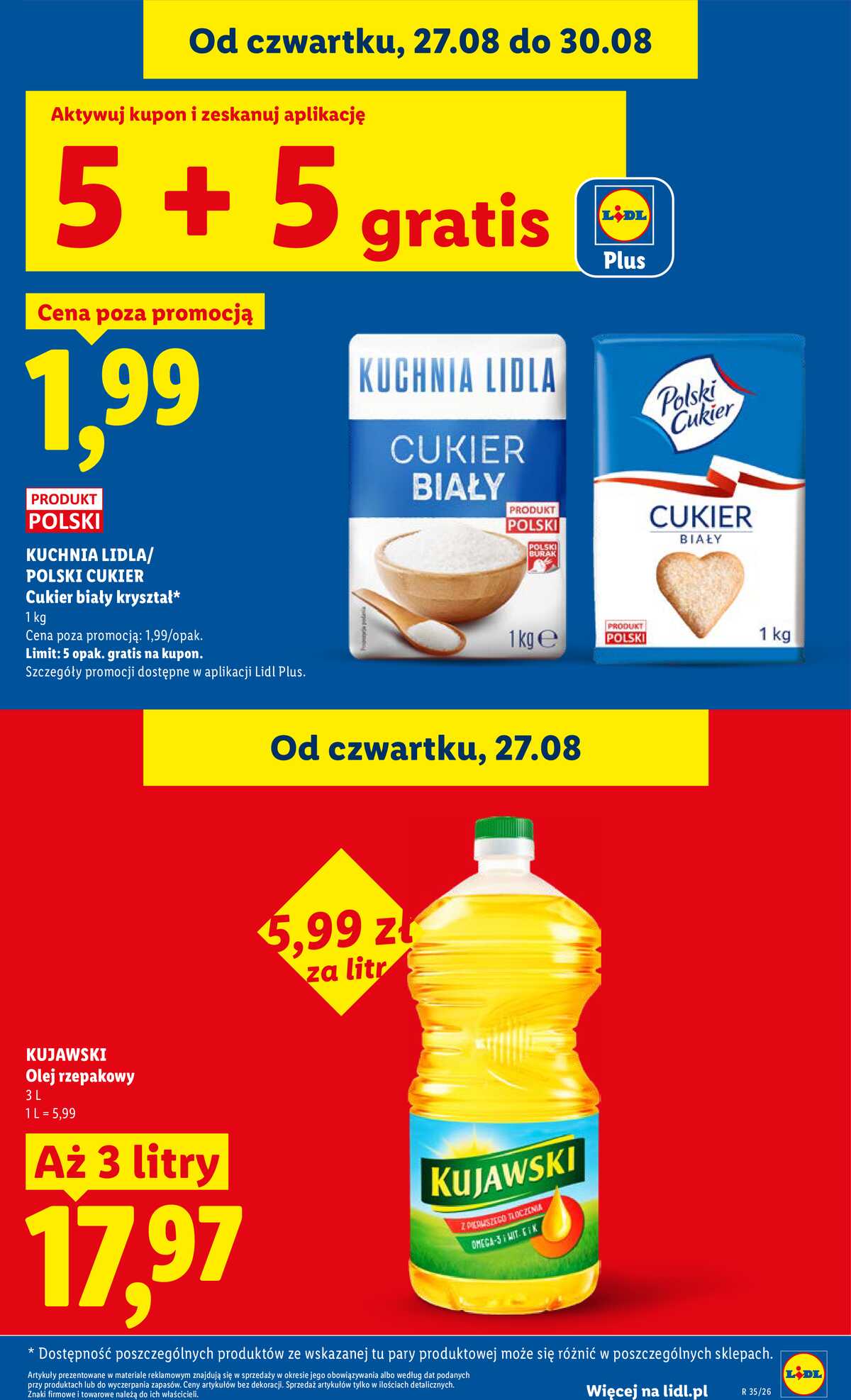 Leták Lidl Polsko 27.8.-30.8.2026 - Leták platí od 27. 8. do 30. 8. strana 11